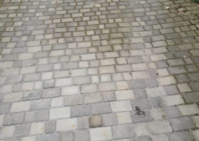 czyszczenie kostki brukowej